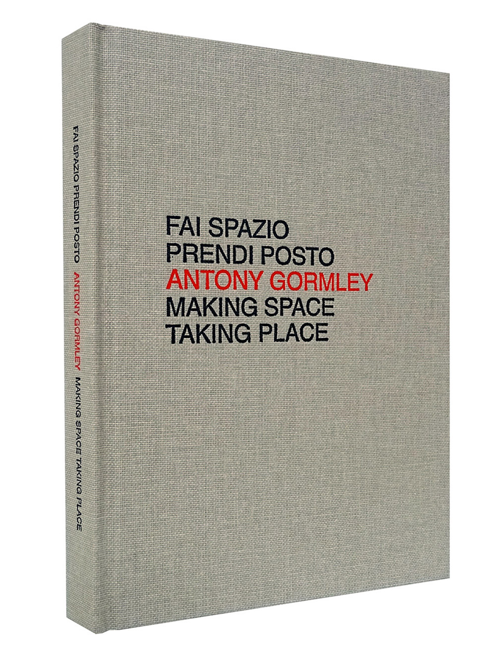 ANTONY GORMLEY. FAI SPAZIO, PRENDI POSTO. MAKING SPACE, TAKING PLACE, 2006